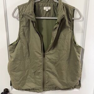 Umgee Sage Green Quilted Vest